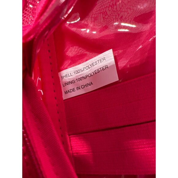 Joy Eco Luxe World Traveler Light and Chic Toiletry Case Hot Pink Organizer NEW - Picture 6 of 8